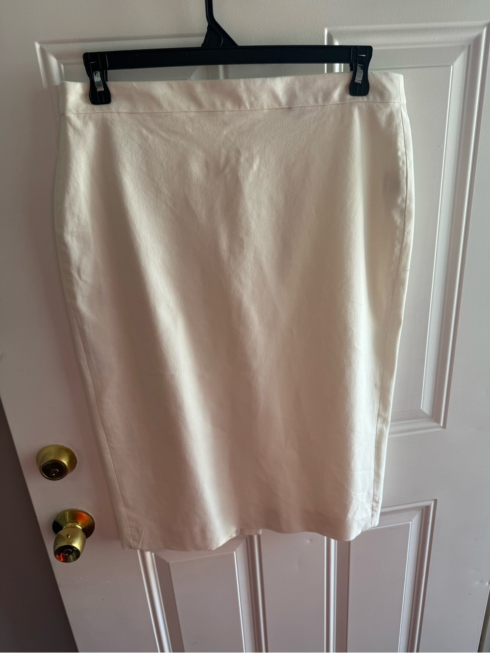 J. Crew Cream Pencil Skirt